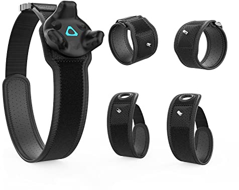 AMVR Tracker Belt + 2 Armband-Riemen+ 2 Palm-Riemen Full Body Tracking für HTC Vive Trackers 3.0/2.0 VR Bundle, Vive Tracker Zubehör(5-Teiliges Set)