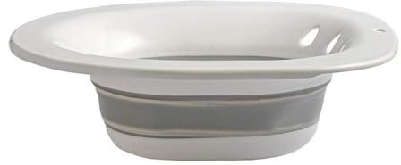 Hamkaw Sitz baño para Asiento de Inodoro, Plegable Sitz bañera para hemorroides/postoperativo/perineal baño de remojo/Mujeres Embarazadas/Ancianos/Pacientes en el Inodoro