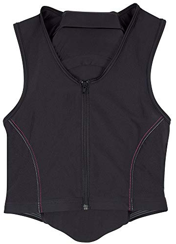 PFIFF 102842 'Schutzengel' - Protector de espalda para niños, talla XL, color negro y rosa
