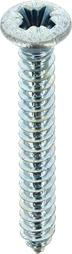 Restagraf - Vis à Tôle - Tête Fraisée Bombée Pozidrive - Acier Zingué Blanc - Standard DIN 7983 - Fixation Carrosserie - Réf. 632 - Sachet de 35