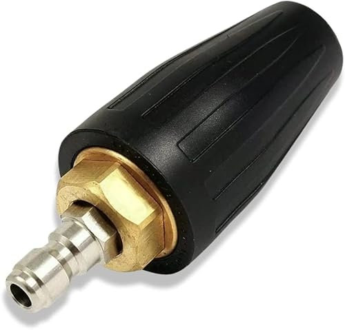 M&M Smartek Rotordüse Dreckfräser Turbodüse für Kränzle Kärcher und andere Hochdruckreiniger Betriebsdruck: bis 4000 PSI - 276 BAR bis 100°Grad Schwarz