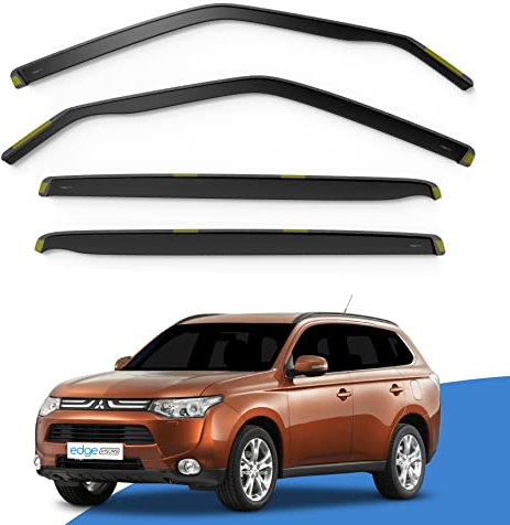 EdgeVisors Wind Deflectors for Mitsubishi Outlander MK3 Door 5 Door SUV 4pc