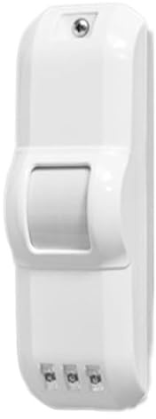 Dieffematic DFM 160009-U Sensore a Tenda Doppia Tecnologia Universale Esterno - Allarme Basso Assorbimento, IP54, Bianco/Marrone