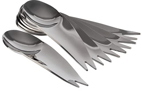 APS 699 Gourmetlöffel/-gabel, 6er Set, Edelstahl, spülmaschinengeeignet