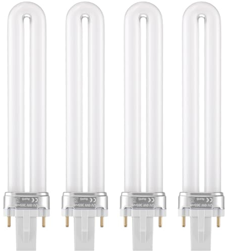 Aboofan UV Ersatzröhre 365 Nm 9 W - U Förmige Lampe Für Gel