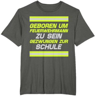 Feuerwehrmann Feuerwehrauto Jugendfeuerwehr Firefighter T-Shirt