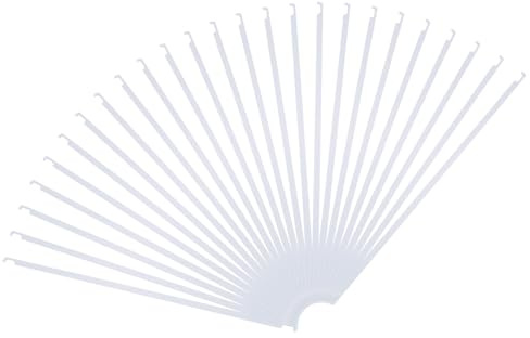 PATIKIL 25 Stück Hängemappen Metallstangen, 15,9 Zoll Hängemappen Metallstangen A3 für Hängemappenordner Schnelle Identifikation Organizer, 40,4 cm (FC)