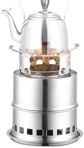 puzzlegame Rauchfreie Feuerstellen für draußen - Holzkamine mit abnehmbarem Aschekasten - Holzfeuerstelle für den Außenbereich aus Edelstahl, tragbares Camping-Feuerstellen-Werkzeug für Camping