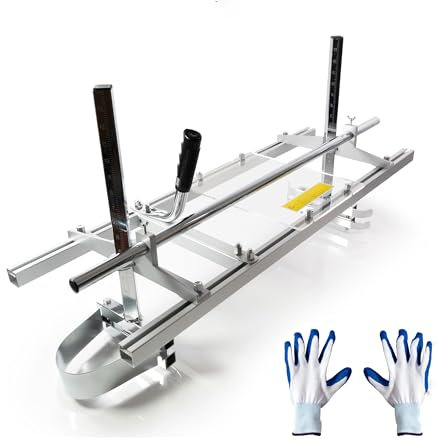 Yurvro Chainsaw Mill - Portable Chainsaw Milling Machine - 14 - 36 Sawmill Rail Guide for Cutting Trees, Logs and Wood - Includes Accessories, Toolkit and User Manual