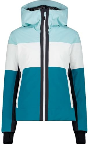 CMP, JACKET FIX HOOD, 33W0706, Basic Turquoise, D38, Woman