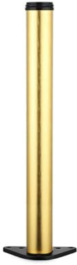 1 Stück Metall Tischbeine,Durchmesser 60 mm,Höhenverstellbare Möbelfüße,Zeitgemäße Stützfüsse,für Frühstückstisch,Arbeitsplatten,Benutzerdefinierte Höhe,mit Schrauben (100cm,Gold-A)