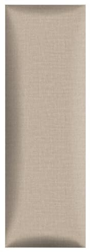 MG Design Polsterpaneel 30 x 90 cm in Creme – 3D Wandkissen fürs Bettkopfteil & Wanddeko, ohne Bohren, geräuschmindernd, texturierte, robuste & Pflegeleichte Oberfläche