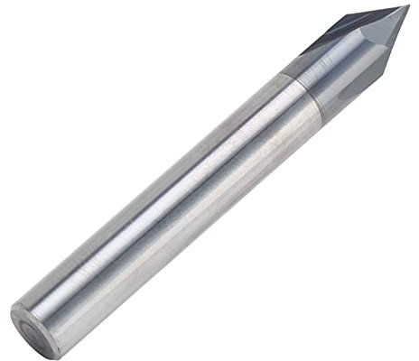 Fasenfräser, Einfach zu Bedienen, Langlebiger Fasenfräser, Fasenschaftfräser, Professioneller CNC-Fräser für Industriebedarf (D8*60°*60L)