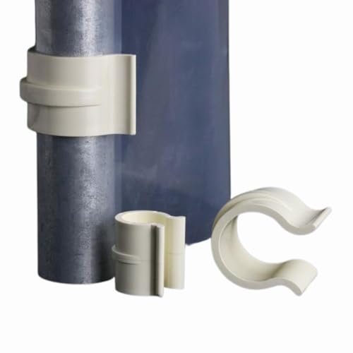 Lot de clips en plastique pour serre, fixation de bâche en plastique ou filet pour fixer une bâche de 32 mm, 25 mm et 20 mm pour fixer la bâche de protection (100, 32 mm)