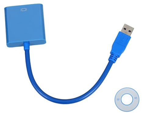 KONTONTY Câble Adaptateur USB 30 vers Convertisseur Vidéo Externe pour Moniteur Compatible USB 20 sans Alimentation Externe Prise en Charge Multi-écrans