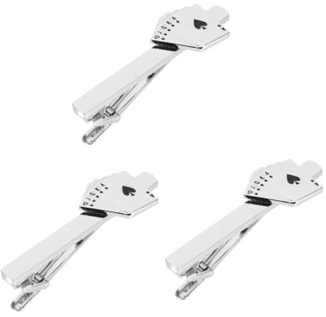 GALPADA 3stücke Krawattenclip Hochwertigem Für Design Stabiler Für Anzug Und Hemd Perfektes Accessoire Für Hochzeiten Und Business-events