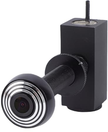 ASHATA Caméra Judas WiFi 2MP, Visionneuse de Porte Numérique sans Fil 14 Mm pour Porte D'appartement, avec Objectif Grand Angle, Alerte en Temps Réel, Détection de Mouvement, pour