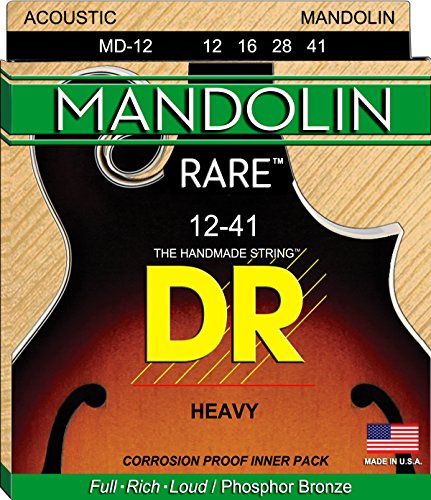 DR A RARE MD-12 Jeu de cordes pour Mandoline