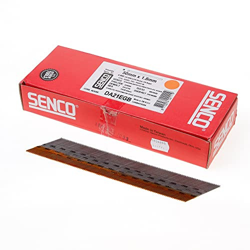 4000 SENCO Stauchkopf Nägel Stifte 50mm x 1,8mm - Edelstahl Rostfrei DA21EGB