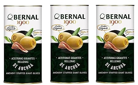 Bernal Olive ripiene di acciughe 350 gr. - [Pack 3]
