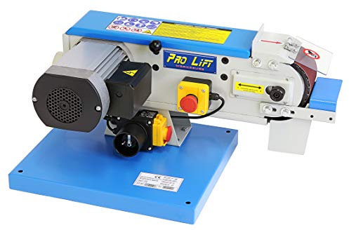 Pro-Lift-Werkzeuge Bandschleifer 1500W Bandschleifmaschine 230V Grinder Metall Holz Schleifer Schleifgerät Profi 100mm Bandbreite Werkstatt Bandlänge 1220mm