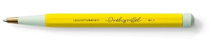 LEUCHTTURM1917 363958 Drehgriffel Nr. 1, lemon - Gelpen with black ink