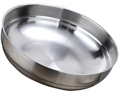 Cabilock Edelstahl Vorspeise Platten Runde Gewürz Gericht Sauce Schüssel 12cm Natürliche