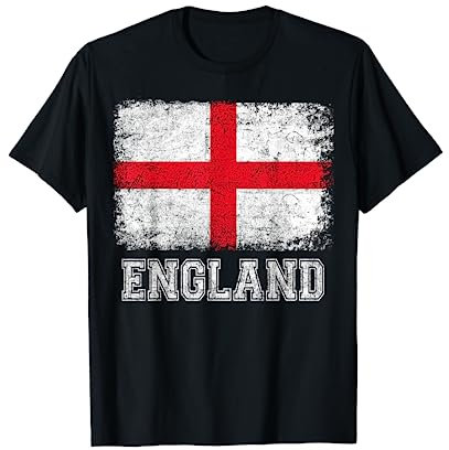England National Flag Gift England Flag Shirt Men Women Kids T-Shirt
