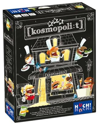 HUCH! | 882073 | Kosmopolitan | Kitchen Chaos in the International Restaurant | Cooperative Party Game | Family Game | for 4 to 8 Players from 10 Years | Listen carefully: Order in 60 Mother Languages