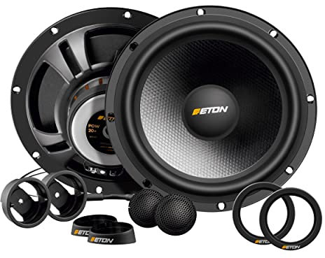 ETON POW 20+ – 20 cm / 8 Zoll 2-Wege Komponenten System, Auto Lautsprecher Made in Germany, 120 Watt