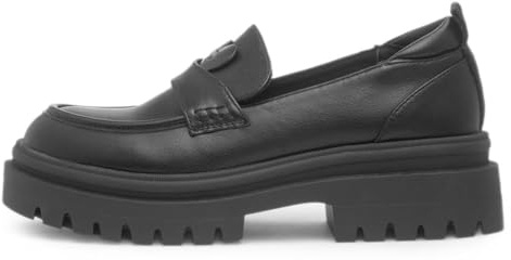 Rocket Dog Dandy Womens Black Chunky Loafer - Size 6 UK - Black