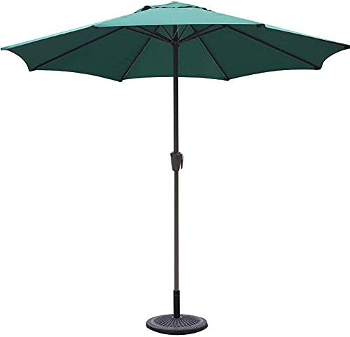 Parasols Parasol de jardin 2,7 m, pare-soleil de terrasse avec manivelle, parapluie de table haut de gamme pour petits espaces extérieurs