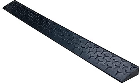 Rollstuhlrampe Rollstuhlrampe Schwarz Vollgummi Schwellenrampe Anti-Rutsch Eingangstür Handicap Rampen Für Fahrrad Scooter Rampen Bordsteinrampen Robust
