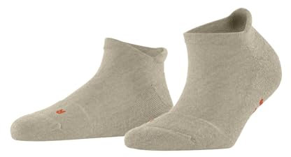 FALKE Damen Sneakersocken Keep Warm W Sn Wolle kurz einfarbig 1 Paar, Beige Melange 4043, 37-38