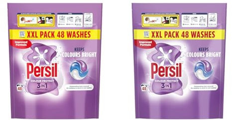 Persil Colour Protect 3 in 1 Washing Capsules 48 washes (Pack of 2)