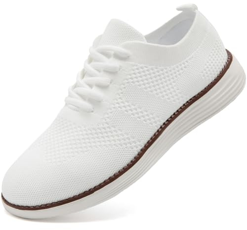 FZJIALI skor herr loafers mokassiner affärsskor Busines vit slip-on skor sneakers Oxfords bröllopsskor stövlar traditionella lätta fritids sommar skor vit 48