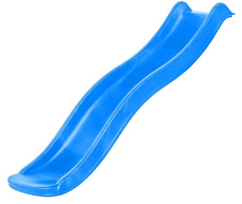 AXI Sky175 Rutsche mit Wasseranschluss Blau - 175 cm | Anbau Element für Kinder Spielturm/Spielhaus/Stelzenhaus | Wasserrutsche/Anbaurutsche für Podesthöhe 90 cm