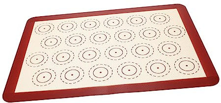 BEBEMOKO Silicone Baking Mat Reusable Heatproof Pad Oven Mats for Bottom Macaron Cake Baking Easy Release