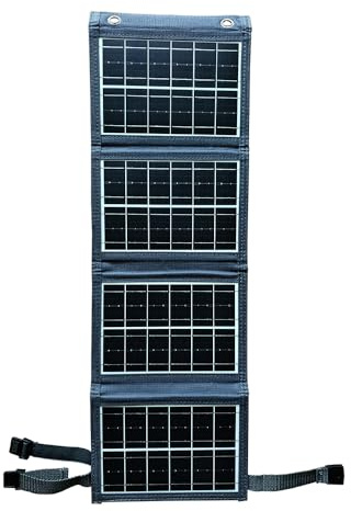 Pannello solare portatile da 30W, caricatore pieghevole per con USB-A, impermeabile IP67, pannello solare monocristallino, per campeggio