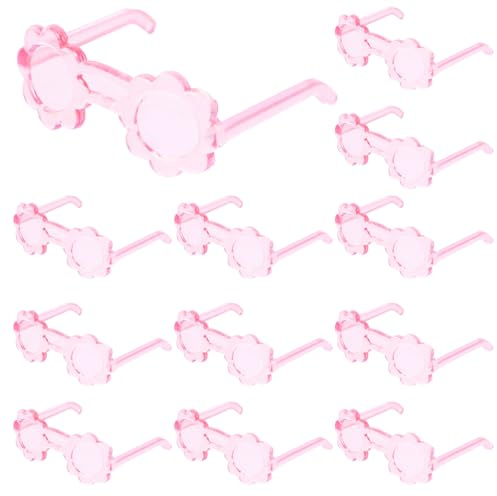 ZUNOXAZ 50 St Miniglasögon Blommor Solglasögon Barnglasögon Minisolglasögon För Pyssel Små Solglasögon För Pyssel Babysolglasögon Barnsolglasögon Rekvisita Glasögon Pysselglasögon Små