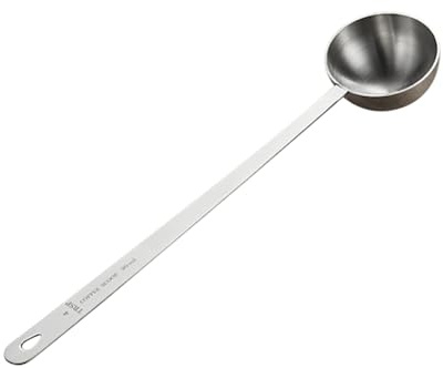 FSSTUD Long Handle Coffee Measuring Spoon Stainless Steel Coffee Scoop Teaspoon Metal Coffee Bean Spoon Protein Powder Measure Scoop Tablespoon for Home Kitchen 30 ml