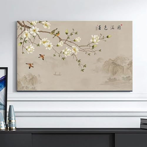 HSTANGKY Funda Antipolvo Universal Para Televisores De 32 A 80 Pulgadas Para Interiores Protector De Pantalla LCD De Tejido Suave Antiarañazos Para Televisores Planos/curvos-flower3||40-43inch