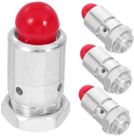 INOOMP 4pcs Pressure Cooker Jigger Valves Replacement Kit Safety Relief Regulators for Precise Pressure Control Compatible with Multiple Kitchen Cooker Models