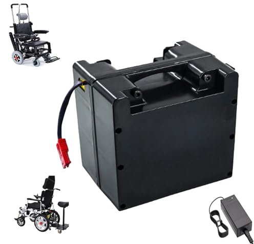 HJGHY Anderson,24V 40Ah, Batería Recargable de Litio de 24 V para Silla de Ruedas eléctrica, 24 V, 12 Ah, 15 Ah, 18 Ah, 20 Ah, 25 Ah, 30 Ah, 35 Ah, 40 Ah, 45 Ah, 50 Ah, para Silla de Ruedas Plegable.