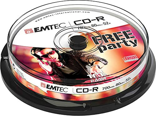 Emtec 52 x 700 MB CB CD-R (Lot de 10)
