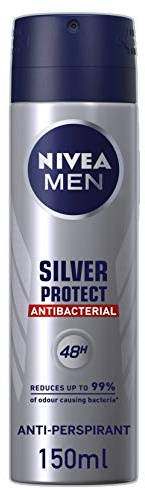 Nivea Men Silver Protect Dynamic Power 48h Anti-Perspirant Deodorant Spray, 150ml
