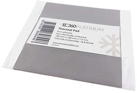 EC360® Platinum 16,6 W/MK Pad Thermique (100 x 100 x 1,5 mm)