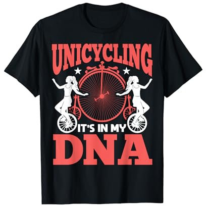 Einrad Fahrrad Lustiges Training Lernen Radfahren T-Shirt