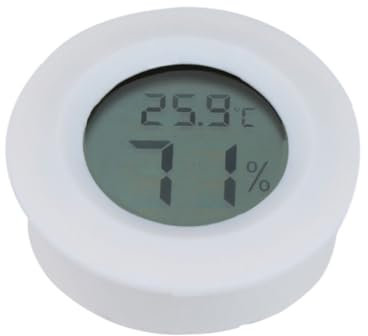 BESPORTBLE Termometro Igrometro Digitale Mini Con Display LCD Misuratore Di Umidità e Temperatura Per Ambienti Interni Compatto e Portatile