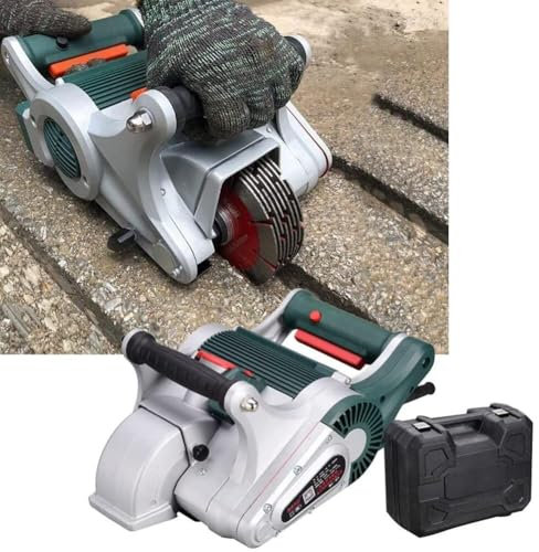 4800W Electric Wall Chaser, 1 Time Molding Wall Groove Cutting Machine with Infrared Sighting, Dust-Free Wall Slotting Machine